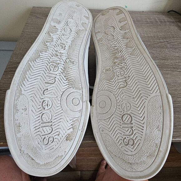 Calvin Klein Jeans Canvas Sneakers Women's 9 Black White CK Logo Streetwear - Picture 7 of 7